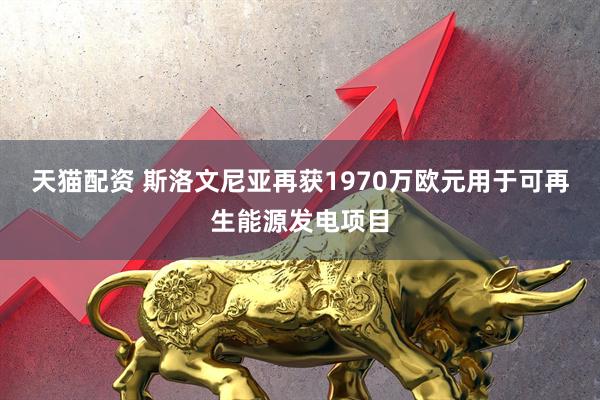天猫配资 斯洛文尼亚再获1970万欧元用于可再生能源发电项目